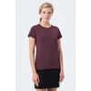 Футболка женская Regent Fit Women бордовый меланж, размер L