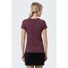 Футболка женская Regent Fit Women бордовый меланж, размер L