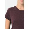Футболка женская Regent Fit Women бордовый меланж, размер L