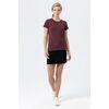 Футболка женская Regent Fit Women бордовый меланж, размер L