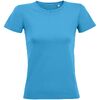 Футболка женская Regent Fit Women, ярко-бирюзовая, размер L