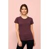 Футболка женская Regent Fit Women, коричневая (терракотовая), размер L
