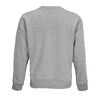 Свитшот унисекс Authentic, серый меланж, размер 3XL