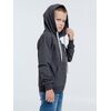 Толстовка с капюшоном детская Kirenga Kids, темно-серая (графит), 12 лет