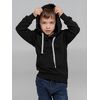 Толстовка с капюшоном детская Kirenga Kids, черная, 12 лет