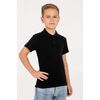Рубашка поло детская Virma Kids, черная, 6 лет