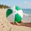 Надувной пляжный мяч Cruise, зеленый с белым