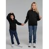 Худи детское Kirenga Kids 2.0, черное, 6 лет
