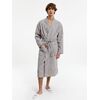 Халат вафельный Kimono, светло-серый, размер M/L
