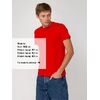 Футболка мужская T-bolka Stretch, красная, размер M