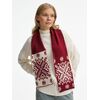 Шарф Wintertude M, красный с белым