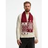 Шарф Wintertude M, красный с белым