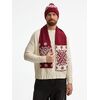 Шарф Wintertude M, красный с белым