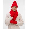 Варежки HappyGo, красные, размер S/M