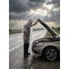 Дождевик в круглом футляре Nimbus, черный