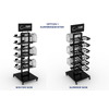 Стойка напольная_ATLANTIS BLACK RETAIL DOUBLE SIDE DISPLAY