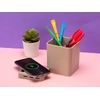 Настольный органайзер Cubic с функциями USB-хаба и беспроводной зарядки