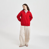 Толстовка на молнии унисекс Флоу (Flow), красная, размер 3XL/4XL