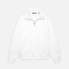 Толстовка на молнии унисекс Флоу (Flow), белая, размер 3XL/4XL