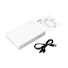 Внешний аккумулятор с подсветкой Анкор (Ancor) 5000 mAh, красный