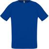 Футболка унисекс Sporty 140 ярко-синяя, размер 3XL
