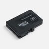 Органайзер для карт памяти и SIM с кардридером Multitask, черный