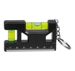 Брелок уровень Tools Pocket level, пластиковый, черный