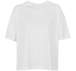 Футболка оверсайз женская Boxy Women, белая, размер L