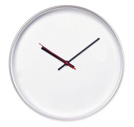 Часы настенные ChronoTop, серебристые
