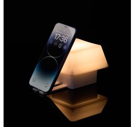 Светильник с подставкой для смартфона Knoppi, белый