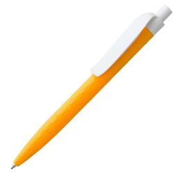 Ручка шариковая Prodir QS01 PMP-P, оранжевая с белым