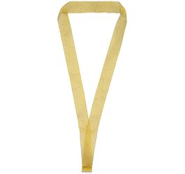 Лента для медали с пряжкой Ribbon, золотистая