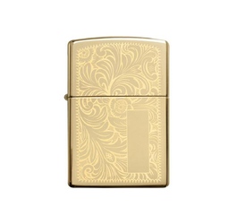 Зажигалка ZIPPO Venetian® с покрытием High Polish Brass