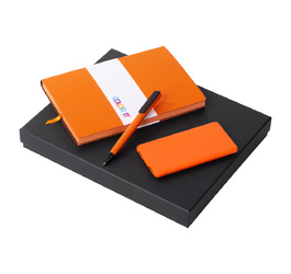 Подарочный набор «COLOR IT» c блокнотом, ручкой и повербанком, 5000 mAh
