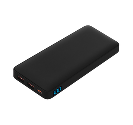 Внешний аккумулятор с подсветкой Анкор Плюс PD (Ancor PD Plus)10000 mAh, черный