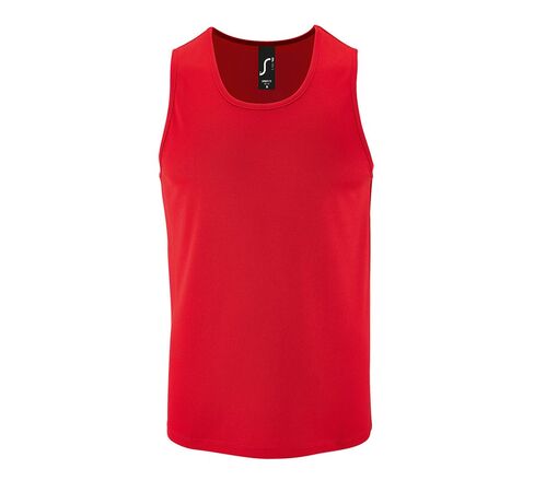 Майка мужская Sporty TT Men красная, размер 3XL