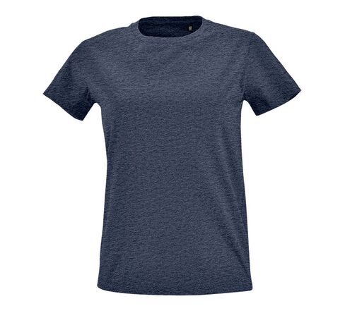 Футболка женская Imperial Fit Women синий меланж, размер M