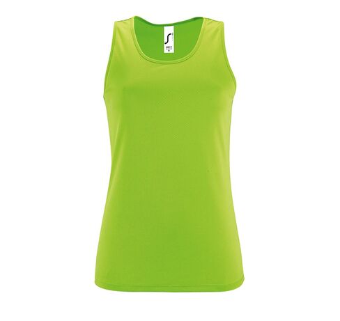 Майка женская Sporty TT Women зеленый неон, размер L