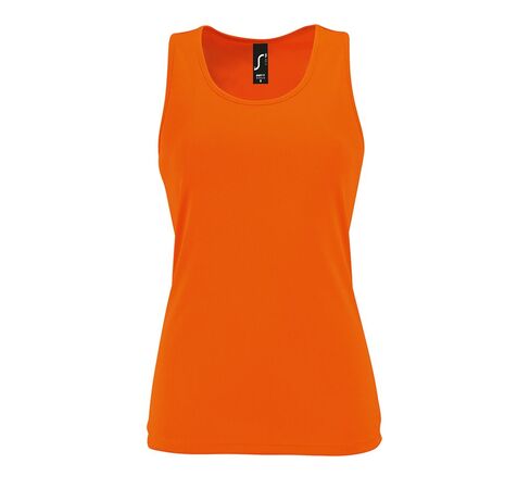 Майка женская Sporty TT Women оранжевый неон, размер L