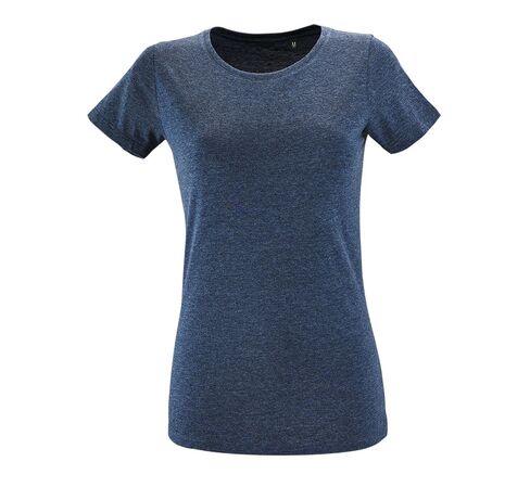 Футболка женская Regent Fit Women синий меланж, размер L
