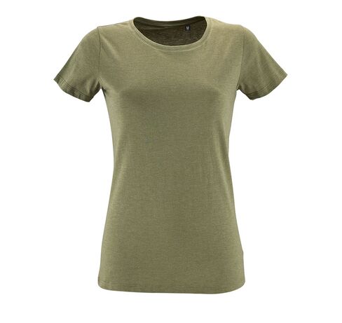 Футболка женская Regent Fit Women меланж хаки, размер S