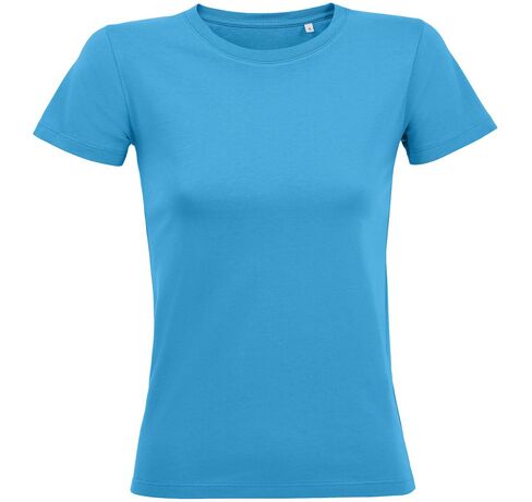 Футболка женская Regent Fit Women, ярко-бирюзовая, размер L