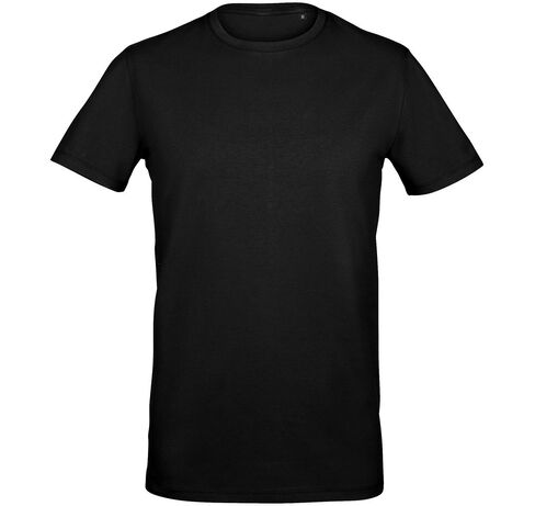Футболка мужская Millenium Stretch Men, черная, размер 3XL