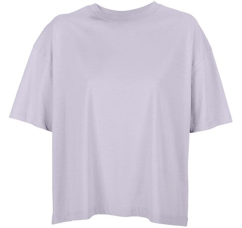 Футболка оверсайз женская Boxy Women, сиреневая, размер L