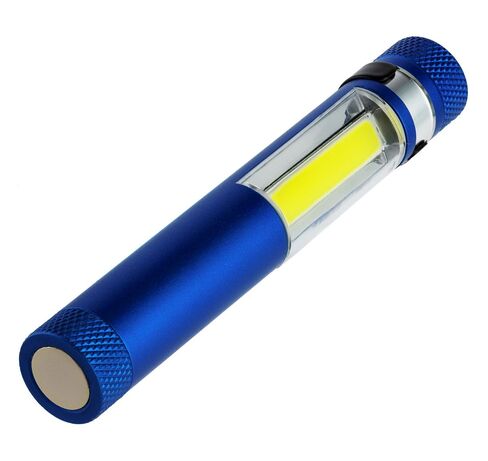 Фонарик-факел LightStream, малый, синий