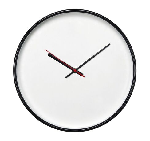 Часы настенные ChronoTop, черные