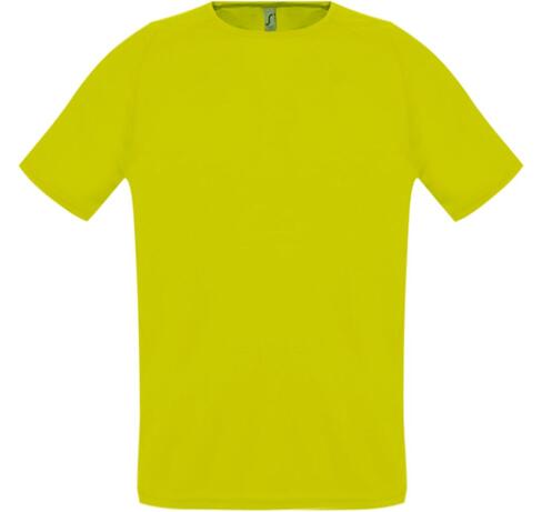 Футболка унисекс Sporty 140 желтый неон, размер 3XL