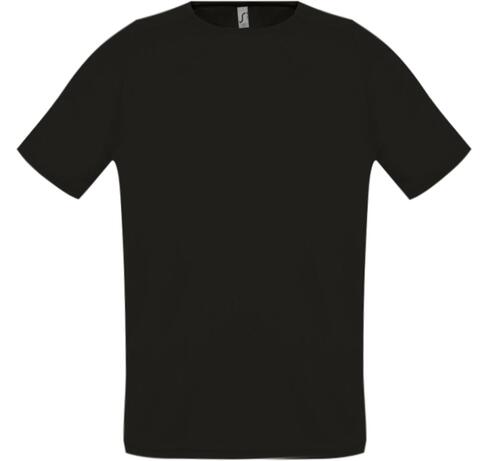 Футболка унисекс Sporty 140 черная, размер 3XL