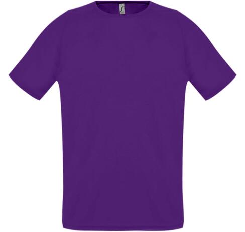 Футболка унисекс Sporty 140 темно-фиолетовая, размер 3XL