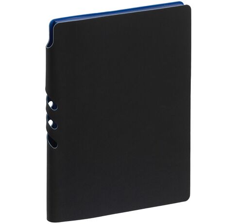 Ежедневник Flexpen Black, недатированный, черный с синим